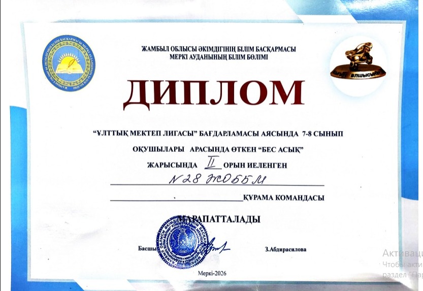 Жетістіктеріміз